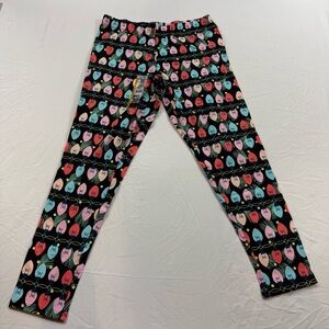 220. NWT NOBO Black‎ & Pink Christmas light bulb pajama pants